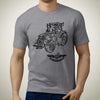 case-ih-240-premium-tractor-art-men‚Äôs-t-shirt