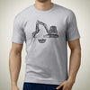 cat-mini-exavators-306-cr-premium-construction-art-men‚Äôs-t-shirt