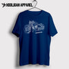 Honda motorbike custom motorbikes Premium Motorcycle Art Men’s T-Shirt