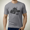 mack-titan-tractor-truck-premium-truck-art-men‚Äôs-t-shirt