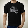 mercedes-benz-antos-fuel-tanker-premium-truck-art-men‚Äôs-t-shirt