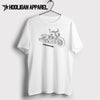 Indian Scout Bobber Premium Motorcycle Art Men’s T-Shirt
