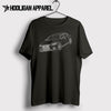 Lexus LS500 F Sport 2018 Inspired Car Art Men’s T-Shirt