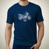 Moto Guzzi V85TT 2019 Motorcycle Art - T-Shirt