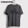 Moto Guzzi V85d 2018 Premium Motorcycle Art Men’s T-Shirt