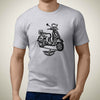 HA Piaggio Vespa GTS 2019 Motorcycle Art - T-Shirt