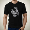 HA Piaggio Vespa GTS 2019 Motorcycle Art - T-Shirt