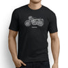 Royal Enfield Continental GT Premium Motorcycle Art Men’s T-Shirt