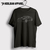 Tesla Roadster 2008 Inspired Car Art Men’s T-Shirt