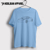 Tesla Roadster 2008 Inspired Car Art Men’s T-Shirt