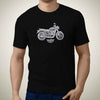 HA Triuph Bonneville T120 Ace 2019 Motorcycle Art - T-Shirt