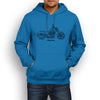 Victory Vegas Premium Motorcycle Art Men’s Hoodie