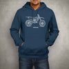 Yamaha YZ250 2017 Premium Motorcycle Art Men’s Hoodie