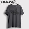 Yamaha MT 07 2018 Premium Motorcycle Art Men’s T-Shirt