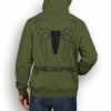 MARVEL / DC INSPIRED FAN ART LOGO SPIDERMAN DESIGN HOODIE