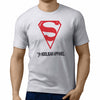 MARVEL / DC INSPIRED FAN ART LOGO SUPERMAN DESIGN T-SHIRT