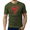 MARVEL / DC INSPIRED FAN ART LOGO SUPERMAN DESIGN T-SHIRT