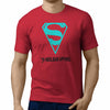 MARVEL / DC INSPIRED FAN ART LOGO SUPERMAN DESIGN T-SHIRT