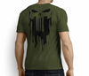 MARVEL / DC INSPIRED FAN ART PUNISHER  BLACK  DESIGN T-SHIRT