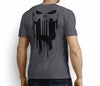 MARVEL / DC INSPIRED FAN ART PUNISHER  BLACK  DESIGN T-SHIRT